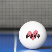 ASL Liefde IV - Valentijnsdag Pingpongbal (Net)