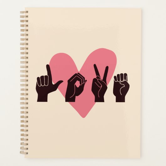 ASL Liefde IV - Valentijnsdag Planner (Voorkant)