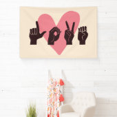ASL Liefde IV - Valentijnsdag Spandoek (Insitu)
