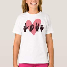 ASL Liefde IV - Valentijnsdag T-shirt