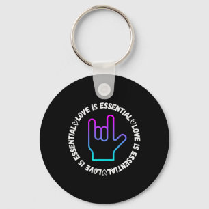 ASL Liefdesbord Disability Awareness Sleutelhanger