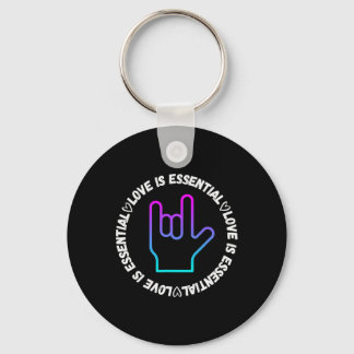 ASL Liefdesbord Disability Awareness Sleutelhanger