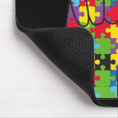 ASL Liefdesteken Autisme Awareness Ondersteuning Muismat (Hoek)