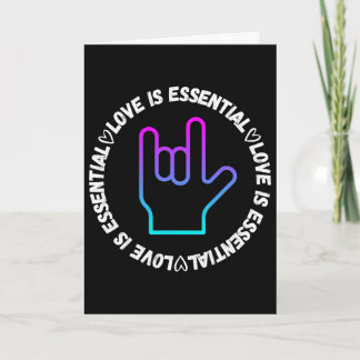 Asl Liefdesteken Handicapbewustzijn  Kaart