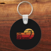 ASL Live Love Lip Reading Sign Language Deaf Sleutelhanger (Voorkant)