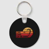ASL Live Love Lip Reading Sign Language Deaf Sleutelhanger (Achterkant)