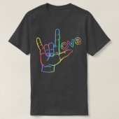 ASL Love 12 T-shirt (Design voorkant)