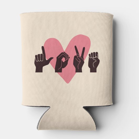 ASL Love IV - Valentijnsdag Blikjeskoeler (Achterkant)