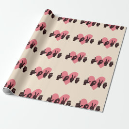 ASL Love IV - Valentijnsdag Cadeaupapier