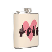 ASL Love IV - Valentijnsdag Heupfles (Rechts)