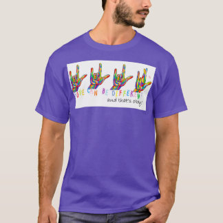 ASL Love kan anders zijn T-shirt