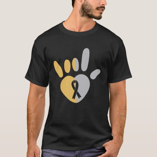 ASL Love Sign American Sign Language Deaf Awarenes T-shirt (Voorkant)