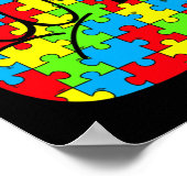 Asl Love Sign Language Autism Awareness  Poster (Hoek)