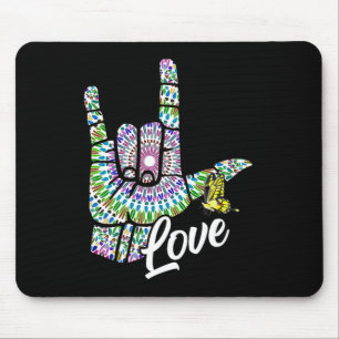 ASL Love You Hand Sign Language Butterfly Deaf Awa Muismat