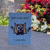 ASL Moederdagkaart met Ollie de Uil (Roze) Kaart