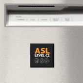 ASL - Niveau C2. ASL Bewustzijn Handgebarentaal D Magneet (Insitu (Vaatwasser))