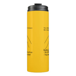 ASL-ontwerp - Regel van de duim Thermosbeker