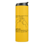 ASL-ontwerp - Regel van de duim Thermosbeker (Gedraaid links)