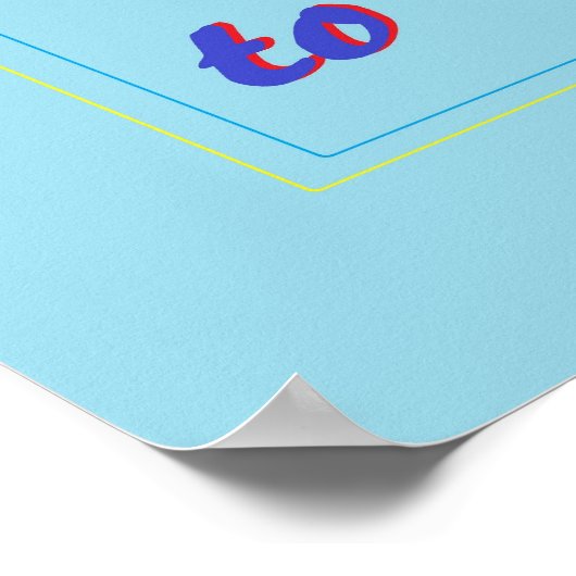 ASL opent de wereld Poster (Hoek)