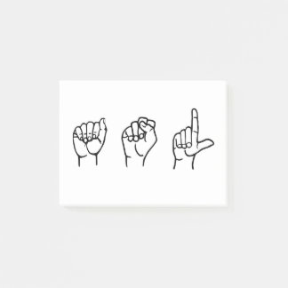 ASL POST-IT® NOTES