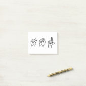 ASL POST-IT® NOTES (Op bureau)