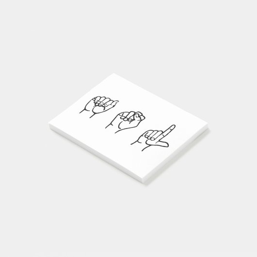ASL POST-IT® NOTES (Schuin)