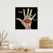 ASL praat met de hand! Poster (Keuken)