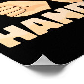 ASL Praat met de handen Amerikaanse Gebarentaal 2 Poster (Hoek)