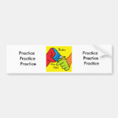 ASL PRACTICE BUMPERSTICKER (Voorkant)