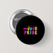 ASL Pride Pan Rainbow Gebarentaal Doof Bewustzijn Ronde Button 5,7 Cm (Voorkant /achterkant)