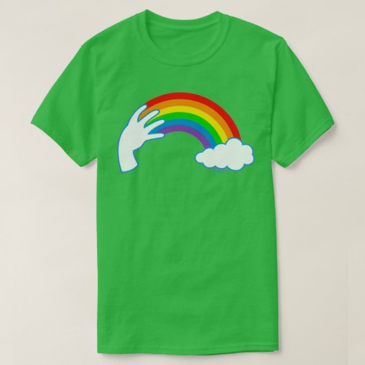ASL Regelboog 2 T-shirt (Design voorkant)