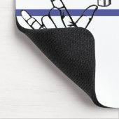 ASL Rocks Muismat blk en blauw (Hoek)