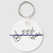 ASL Rocks Sleutelhanger (Voorkant)