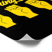 Asl Sign Language Bring Me Beer Deaf 1  Poster (Hoek)