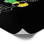 Asl Sign Language Clothes Beach Deaf Signing Aware Poster (Hoek)