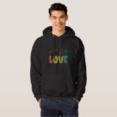 ASL Sign Language I Loves You American Sign Langua Hoodie (Voorkant volledig)