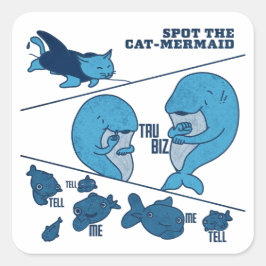 ASL Sign with Deaf Culture - Tru Biz  Vierkante Sticker