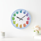 ASL Signing Clock -wh Grote Klok (Huis)