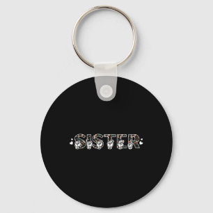 ASL Sister American Sign Language Deaf Awareness S Sleutelhanger