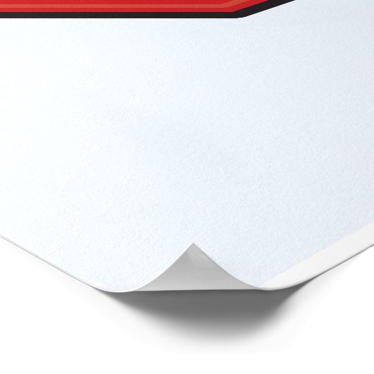 ASL Stop-teken voor leraren Poster (Hoek)