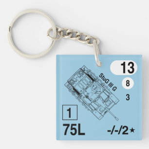 ASL StuG IIIG Sleutelhanger Fob