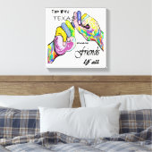 ASL Texas Means Friend Canvas Afdruk (Insitu (Slaapkamer))