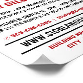 ASL Thumbs-up Gesture Sign Language Course Advert Poster (Hoek)