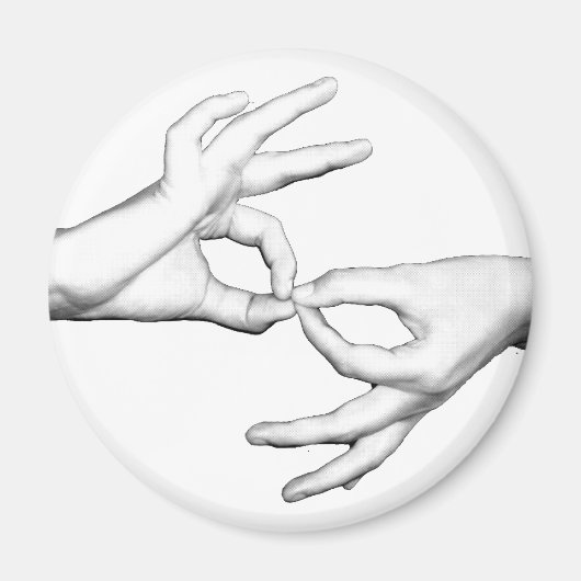 ASL-tolk Magneet (Voorkant)