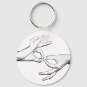 ASL-tolk Sleutelhanger (Voorkant)