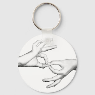 ASL-tolk Sleutelhanger