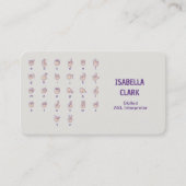 ASL-tolk Visitekaartje (Voorkant)