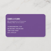 ASL-tolk Visitekaartje (Achterkant)