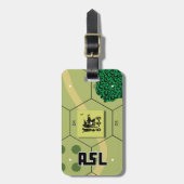 ASL US InfanterieBagagelabel Bagagelabel (Voorkant verticaal)