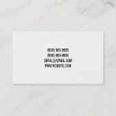 ASL, Visitekaartje gebarentaal (Achterkant)